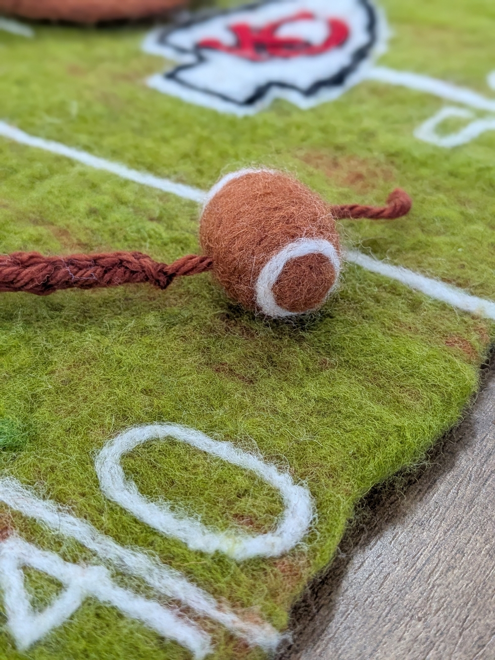 Handmade Felt Birthday Crown - KC Chiefs (Custom Teams)